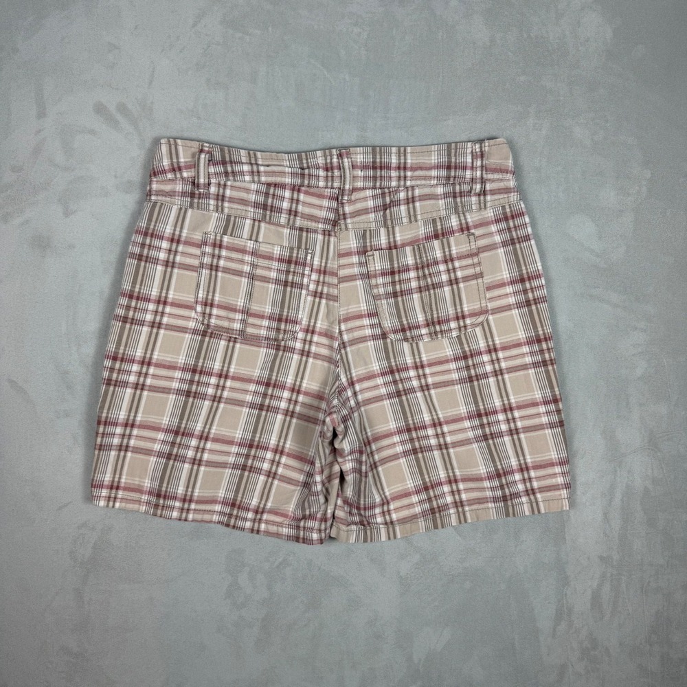 Y2K Womens Reitmans Plaid Casual Preppy Shorts Size 7